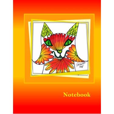 Imagem de Notebook: Kitty Cat, 8.5x11 inches