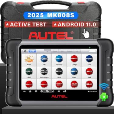 Imagem de Autel Scanner MaxiCOM MK808, 2022 Newest OBD2 Car Diagnostic Scanner, Equipped with 28+ Maintenance Functions, All System Diagnosis, IMMO/EPB/BMS/SAS/TPMS/AutoVIN/ABS Bleeding