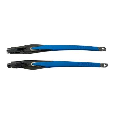 Imagem de xyqrenrr Hastes de substituição/perna de óculos de sol para armação de vidro de grau Oakley Crosslink OX8027 140 mm - várias cores, 10-Clearblack Darkblue