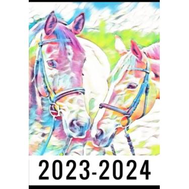 Imagem de 2-Year 2023-2024 Pocket Planner Horse: Monthly Calendar & Agenda Organizer, Monthly Appointment Book, Jan 2023 Dec 2024 Personal Time Management, ... your next 2 years, Gifts For Horse lovers.
