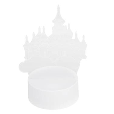 Imagem de Lâmpada Decorativa LED Castle Night Light USB, Alimentada por USB, Design de Castelo 3D para Sala de Estar, Quarto, Decoração de Casa, para Crianças e Amigos