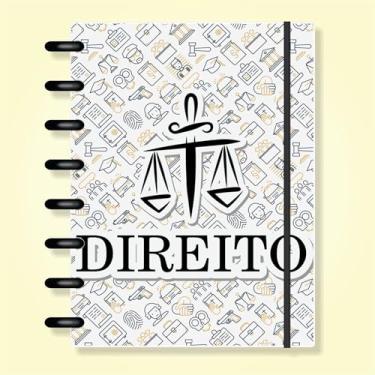 Imagem de Caderno de Disco Infinito Sistema Inteligente Amor Infinito Cadernos Profissão - Direito 01 (GRANDE - Universitário)