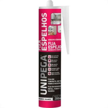 Imagem de Cola Fixa Espelho Unipega Bco 280Ml