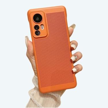 Imagem de Capa de malha respirável ultrafina com dissipação de calor para Xiaomi Mi 12 13 11 Lite para Redmi Note12 11 10 9 Pro K60 Capa dura lisa fosca, C7, para Note 12 5G