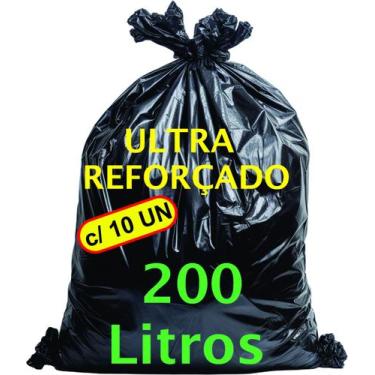 Imagem de Saco de lixo survey quality alta resistência 200l c/10un