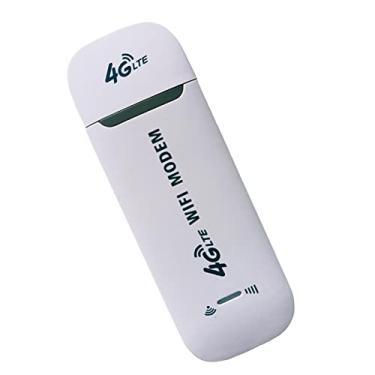 Imagem de 4G LTE USB Banda Larga Móvel com/Slot para Cartão Roteador Portátil para Desktop Carro, BRANCO