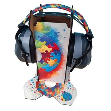 Imagem de Abafador de Ruido para Autistas Infinity Color 26 DB com suporte decorativo