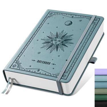 Imagem de Caderno EMSHOI Bullet Journal A5 - 320 Páginas (100gsm) - Cinza/Azul