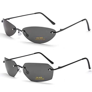 Imagem de Pacote com 2 óculos de sol masculinos Matrix Ultralight sem aro, 2 Pack, Normal Size