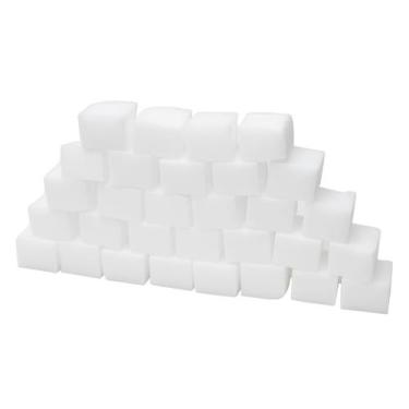 Imagem de Esponja de melamina mágica bucha tira manchas e riscos limpa parede mu