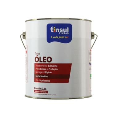 Imagem de Tinta a óleo assoalho vermelho oxido 3,6l | tinsul