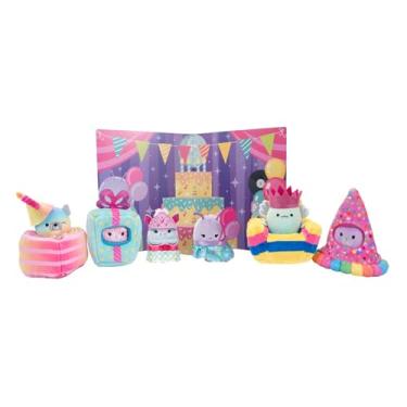 Imagem de SUNNY, Playset Festa De Aniversário, Squishville, Squishmallows, Sunny - Com 6 unidades