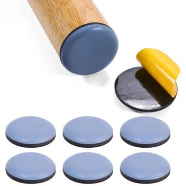 Imagem de Pés de Móveis 50 Sapatas Deslizantes EVA Autoadesivas Proteção e Facil