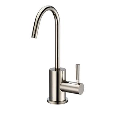 Imagem de Whitehaus Collection WHFH-C1010-PN Forever Hot Point of Use torneira de água fria com bico contemporâneo