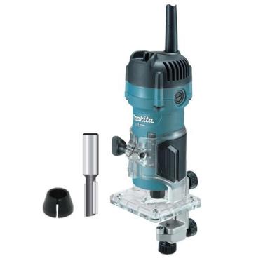 Imagem de Kit Tupia Manual 530W  M3700B Makita e Fresa Paralela Dupla e Pinça de