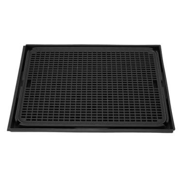 Imagem de Tapete de areia para gatos, tapete de captura de areia para gatos de camada dupla de 17 x 13 polegadas, tapete antiderrapante à prova d'água e à prova de urina, tapete coletor