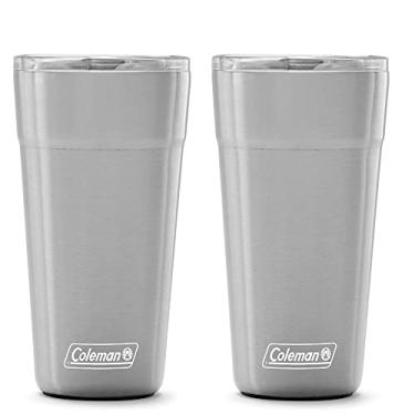 Imagem de Kit com 2 Copos Térmicos com Tampa 600ml Inox Coleman