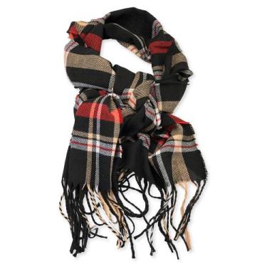Imagem de Cachecol Echarpe Xadrez Feminino Masculino Frio Inverno - REDSTAR, Pre