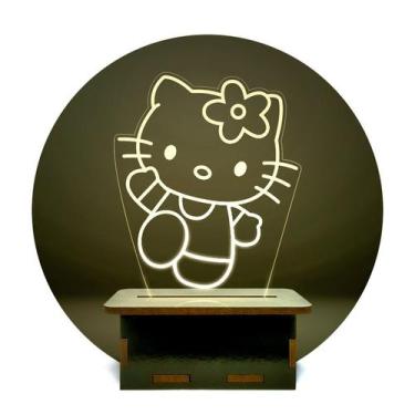 Imagem de Mini Luminária Hello Kitty Animada - ShopC