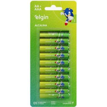 Imagem de Pilha Alcalina ELGIN AA e AAA Blister com 16 Unidades