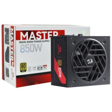Imagem de Fonte Redragon ATX GC-MS01 80 Plus Gold 850W, preto