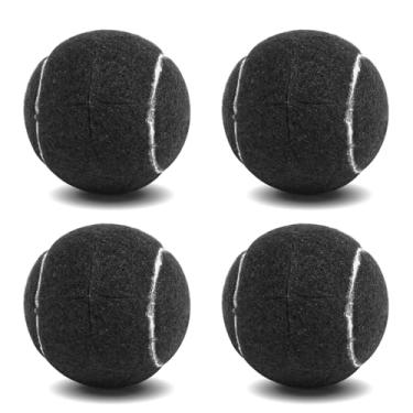 Imagem de Bolas de tênis Walker bolas de tênis pré-cortadas para andadores, 4 peças, pernas, bolas deslizantes pré-cortadas universais, revestimentos deslizantes de feltro de longa duração para pernas de móveis