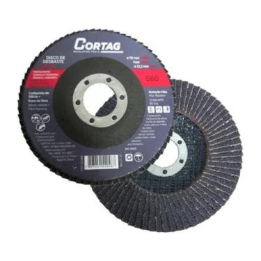 Imagem de Disco de Desbaste Flap 4.1/2" (115mm) CS - BF Cortag, Grão 80