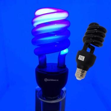 Imagem de Lampada 30w Ultravioleta Luz Negra Neon Detecção De Notas Falsas e Imp