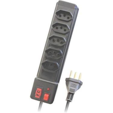 Imagem de Filtro de Linha 5 Tomadas 0,80M PT - F.C.