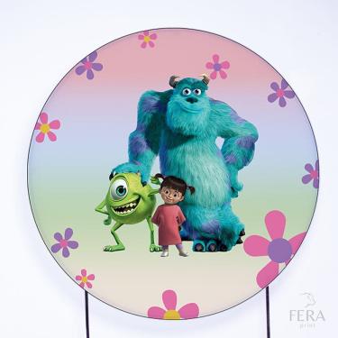 Imagem de Painel Decorativo para Festa 1,30x1,30 metros Vesti Fácil com Elástico Monstros S.A - Fera Print