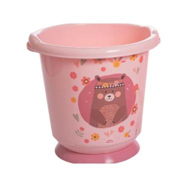 Imagem de Banheira Sensitive 17,2 Lts Infantil Ofurô De Bebê Plasútil, Bichinho 