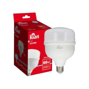 Imagem de Lampada Led Super Bulbo 50w E27 Led Para Galpão Barracão - kian