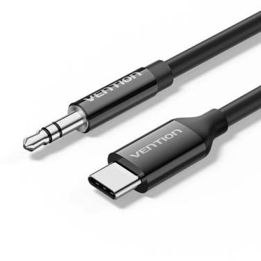 Imagem de Cabo Áudio P2xUSB C Auxiliar Celular Carro Vention 1,5m Fone - Bbacome