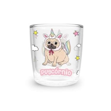 Imagem de Copo Shot 60ml Parede Dupla P/Tequila Cachaça Café Pinga Policarbonato (Pugcórnio)