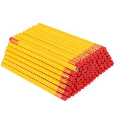 Imagem de Fainne 96 lápis jumbo com núcleo preto, lápis de madeira de cedro com borracha para carpinteiros, construção, iniciantes, trabalhadores, desenho, estudantes, professores, escola, escritório, projeto