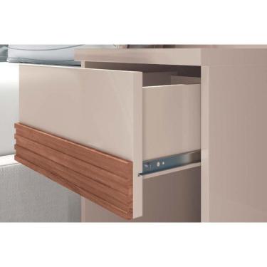 Imagem de Cabeceira Cama Box Madeirado Bourbon C/ Gavetas Areia/jatoba - Santos Andirá