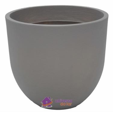 Imagem de Vaso Tramontina Laos Em Polietileno Concreto 54 Cm Tramontina