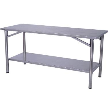 Imagem de Mesa De Manipulação Inox 150x70cm Benfati Tb 2" Paneleiro Liso