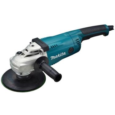 Imagem de Lixadeira Angular Eletrônica 180mm 2200w 6600 Rpm Com Chave Punho Disco Plástico Sa7021 220v Makita