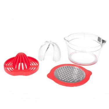 Imagem de Ralador Legumes Frutas Verduras Espremedor Limão Laranja Jarra Medidora