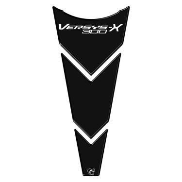 Imagem de Adesivo Resinado Protetor De Tanque Moto Kawasaki Versys Preto Cor Preto