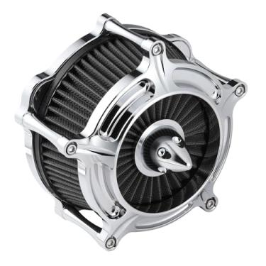 Imagem de Filtro de ar de motocicleta para Harley Air Cleaner Davidson limpadores de entrada de ar Harley Touring Street Road King Glide Powersports filtros de ar B-Para Softail 16-17 Dyna FXDLS 17 Touring 08