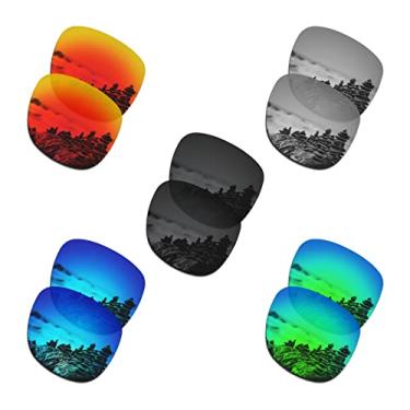 Imagem de SmartVLT Conjunto de 5 lentes de reposição masculinas para óculos de sol Ray-Ban Justin RB4165 54 mm Pacote Combo S02