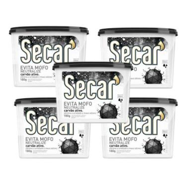 Imagem de 5 Antiumidade Mofo Secar 180g Antimofo Guarda Roupas Armários Pia Balc