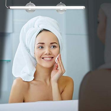Imagem de KOOT Luzes De Maquiagem Led Vanity, Espelho Portáteis, Luz Do Dia Simulada Com 5 Cores - Adaptador Usb Uso Duplo, Brilho Ajustável, Ideal Para Armários, Quartos E Banheiros