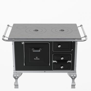 Imagem de Fogão A Lenha 2 Bocas Marumby Nr 1 Saída Chaminé Esquerda Preto