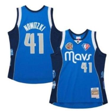 Imagem de Regata NBA Dallas Mavericks Dirk Nowitzki -HF Mitchell & Ness-Unissex
