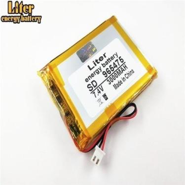 Imagem de Bateria 7,4v  3000mah 80mm X 60mm X 80mm Com 2 Fios - bgb