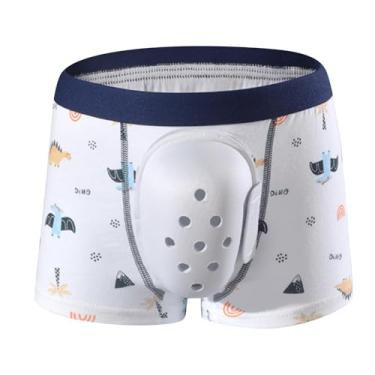 Imagem de Zialofi Cueca Circuncisão Prepúcio Cirurgia Design Dinossauro Algodão Especial Previne Atrito para Adolescentes Meninos, Tamanho 160