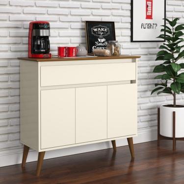 Imagem de Aparador Buffet 3 Portas Brisbane Off White Freijo